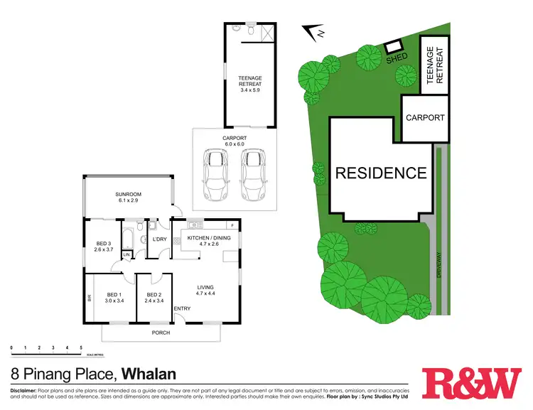 Floorplan of Homely house listing, 8 Pinang Place, Whalan NSW 2770