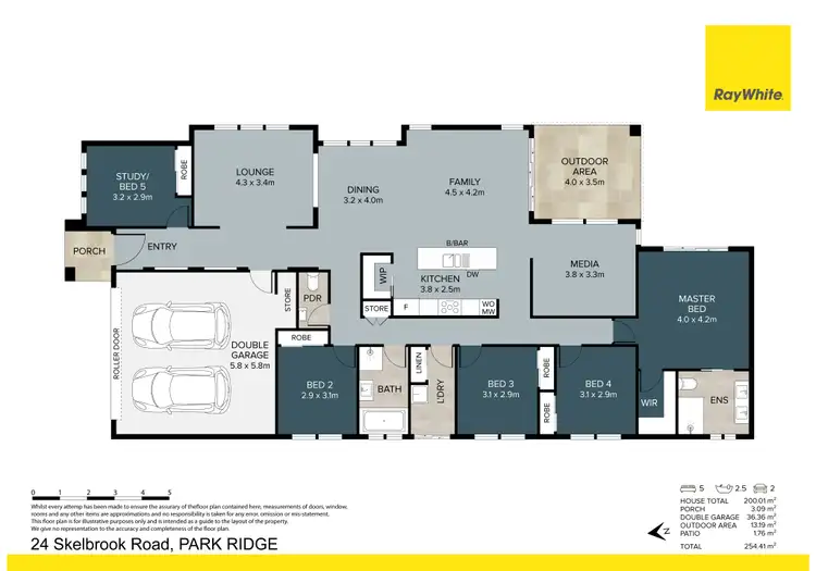 Floorplan of Homely house listing, 24 Skelbrook Road, Park Ridge QLD 4125