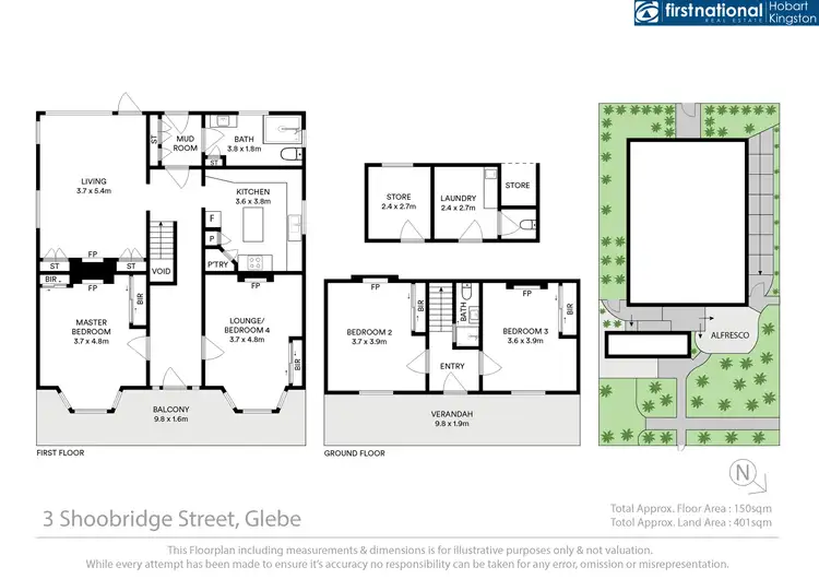 Floorplan of Homely house listing, 3 Shoobridge Street, Glebe TAS 7000