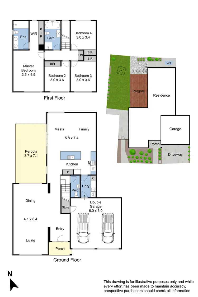 Floorplan of Homely house listing, 84 Stadium Circuit, Mulgrave VIC 3170