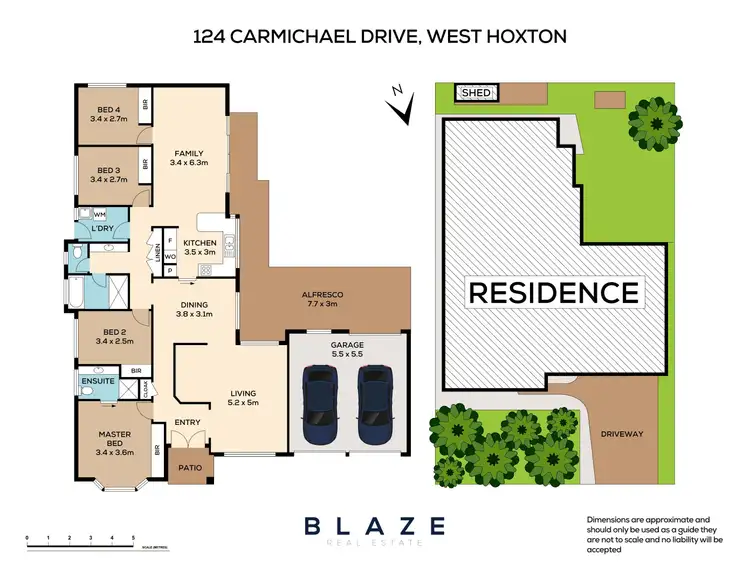 Floorplan of Homely house listing, 124 Carmichael Drive, West Hoxton NSW 2171