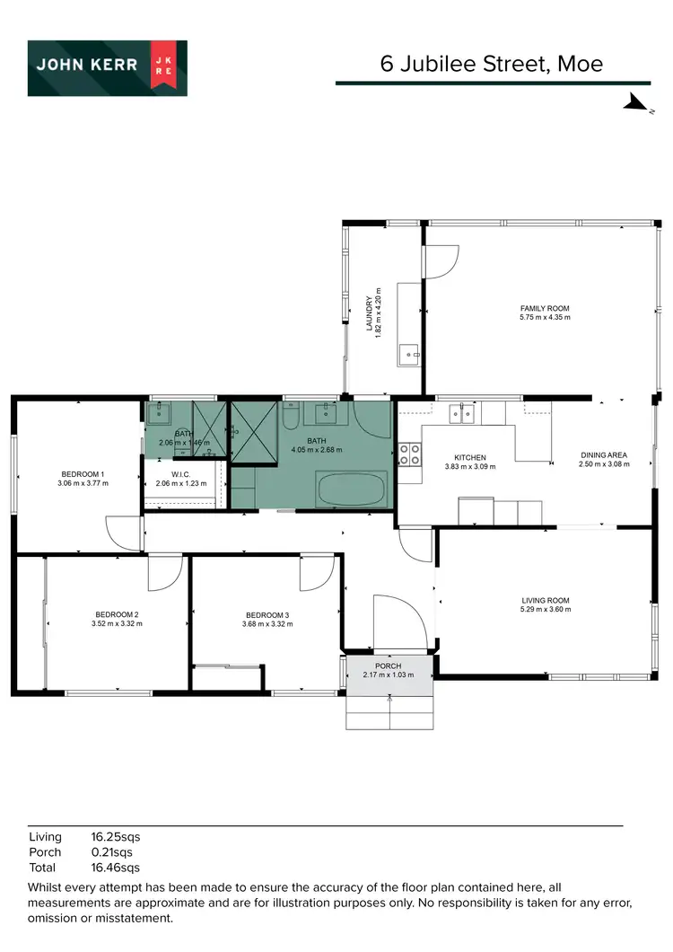 Floorplan of Homely house listing, 6 Jubilee Street, Moe VIC 3825