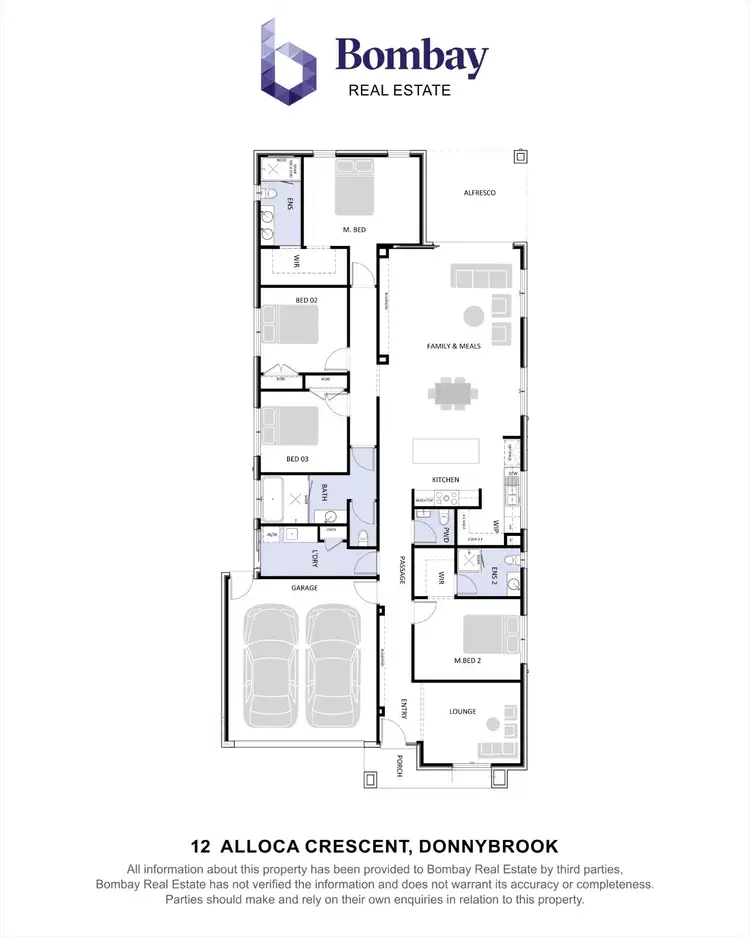 Floorplan of Homely house listing, 12 Alloca Crescent, Donnybrook VIC 3064