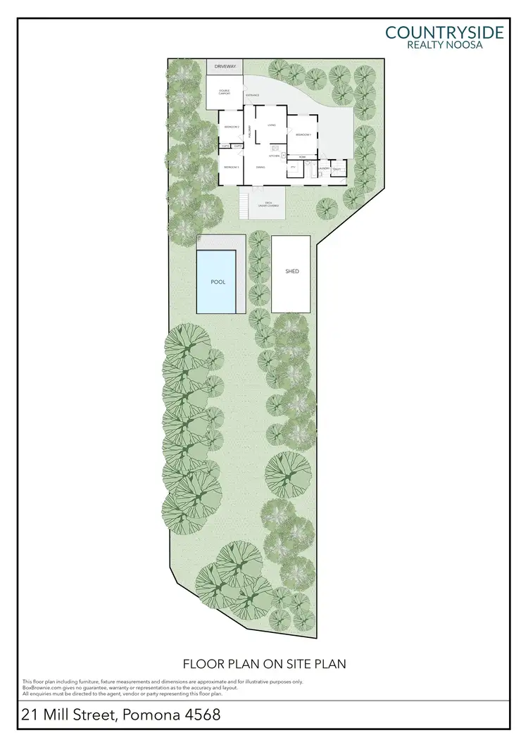 Floorplan of Homely house listing, 21 Mill Street, Pomona QLD 4568