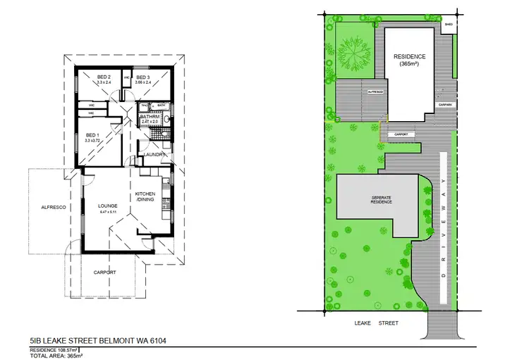 Floorplan of Homely house listing, 51B Leake Street, Belmont WA 6104