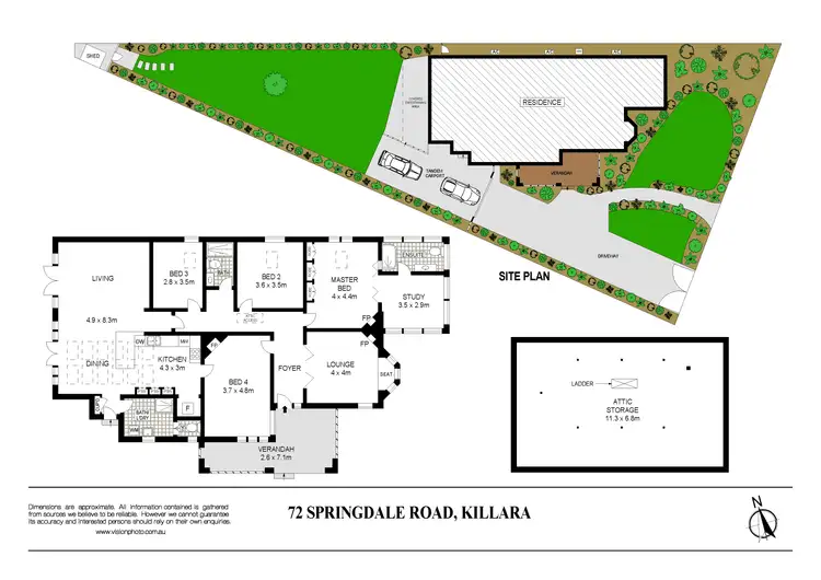 Floorplan of Homely house listing, 72 Springdale Road, Killara NSW 2071