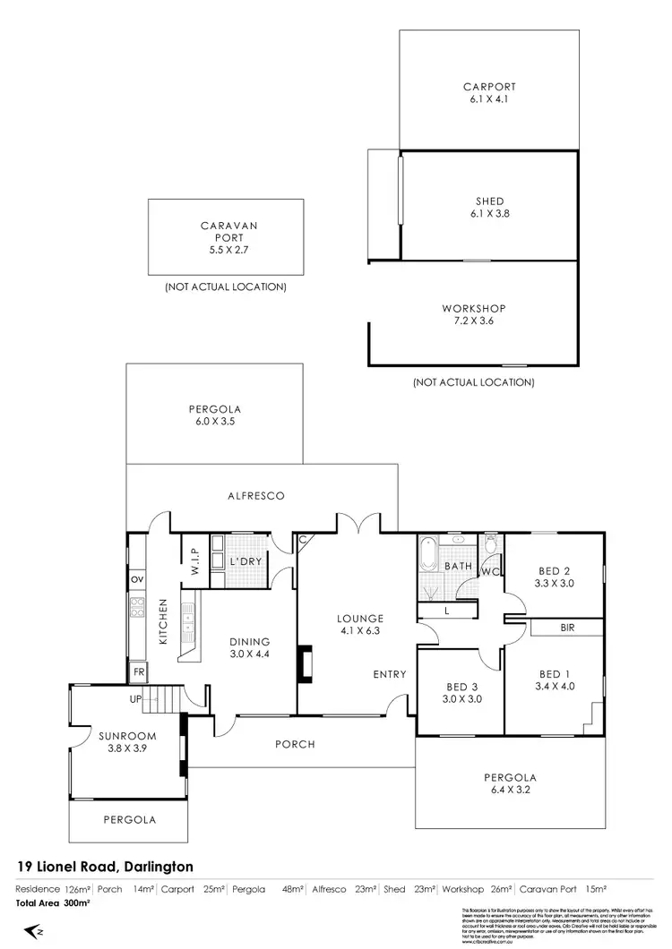 Floorplan of Homely house listing, 19 Lionel Road, Darlington WA 6070