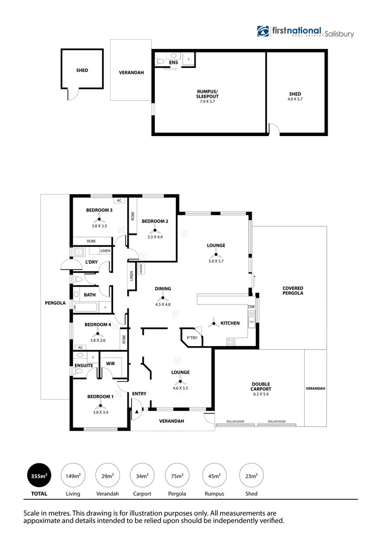 Floorplan of Homely house listing, 29 Addis Street, Evanston Park SA 5116