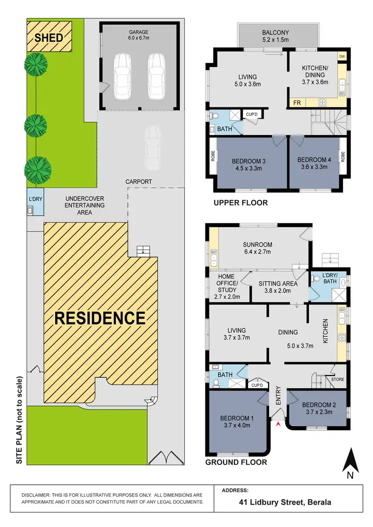 Floorplan of Homely house listing, 41 Lidbury Street, Berala NSW 2141