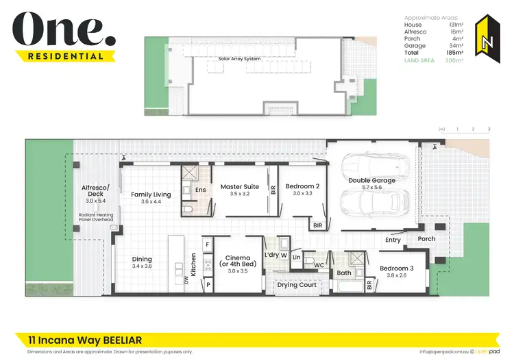 Floorplan of Homely house listing, 11 Incana Way, Beeliar WA 6164