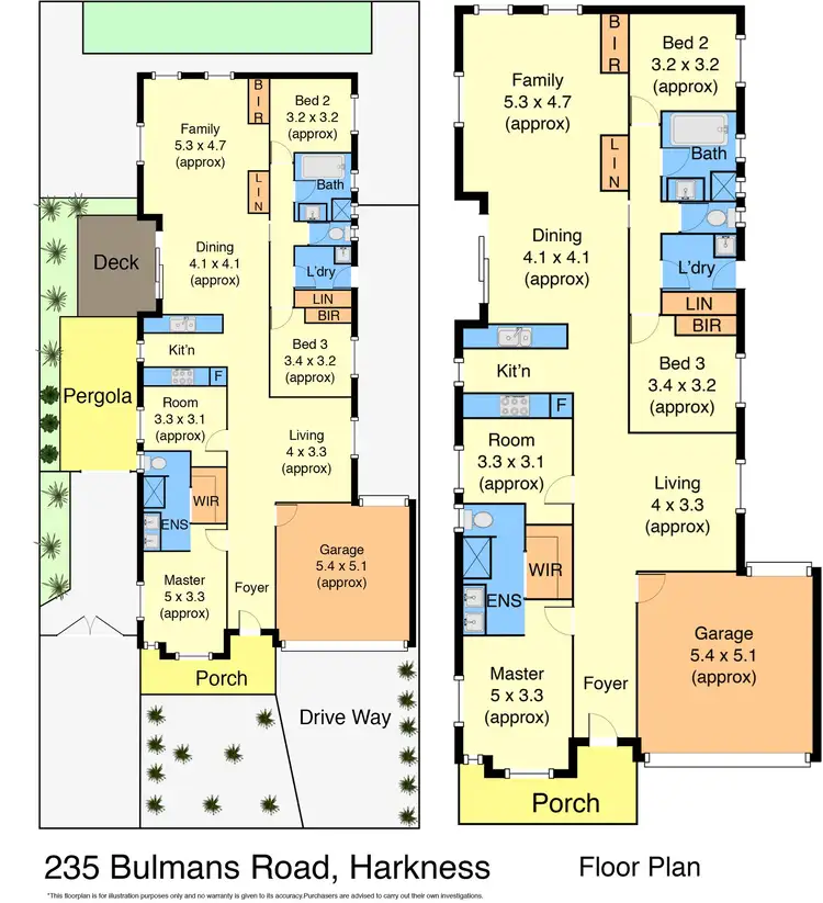 Floorplan of Homely house listing, 235 Bulmans Road, Harkness VIC 3337