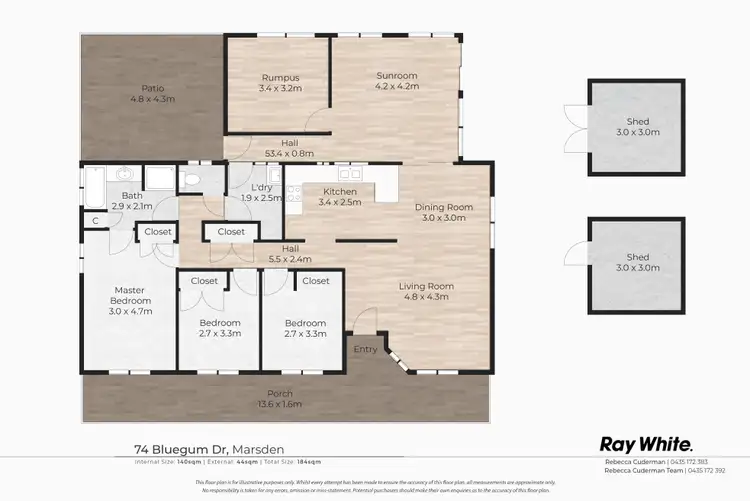 Floorplan of Homely house listing, 74 Bluegum Drive, Marsden QLD 4132