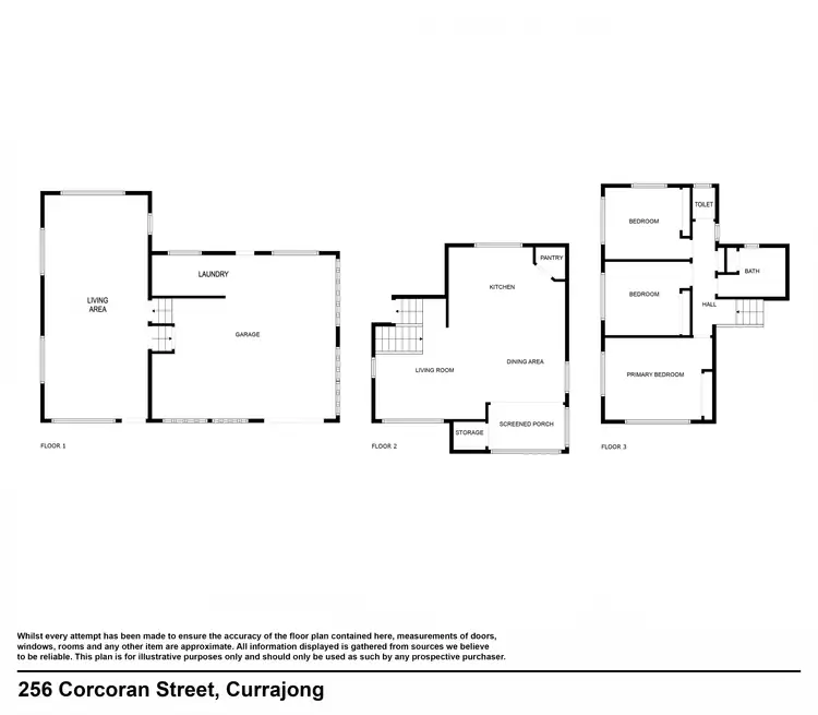Floorplan of Homely house listing, 256 Corcoran Street, Currajong QLD 4812