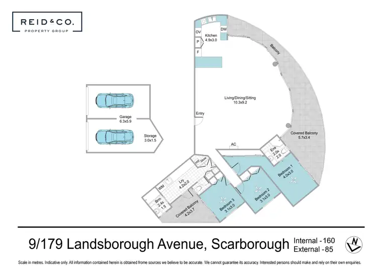 Floorplan of Homely apartment listing, 9/179 Landsborough Avenue, Scarborough QLD 4020