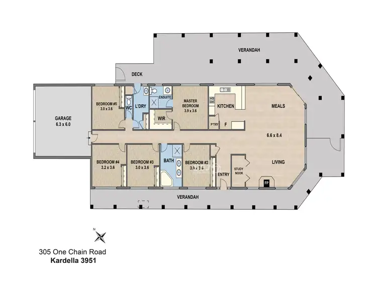 Floorplan of Homely house listing, 305 One Chain Road, Kardella VIC 3951