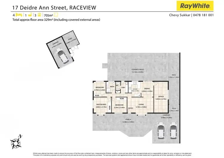 Floorplan of Homely house listing, 17 Deidre Ann Street, Raceview QLD 4305