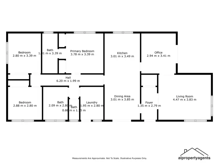 Floorplan of Homely house listing, 11 Wotonga Drive, Horsham VIC 3400