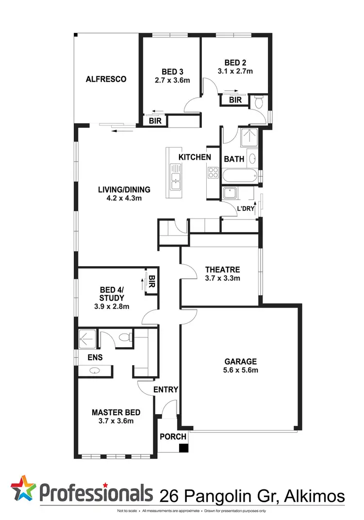 Floorplan of Homely house listing, 26 Pangolin Grove, Alkimos WA 6038