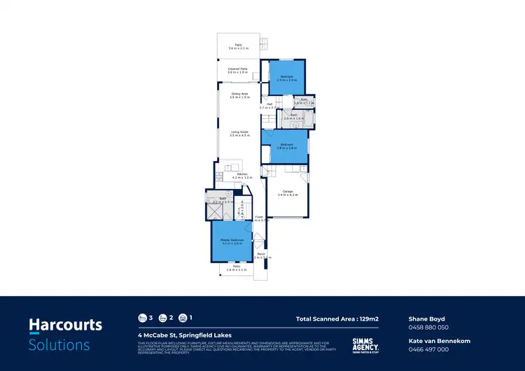 Floorplan of Homely house listing, 4 McCabe Street, Springfield Lakes QLD 4300