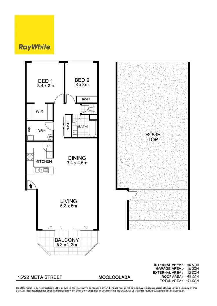 Floorplan of Homely unit listing, 15/22-24 Meta Street, Mooloolaba QLD 4557