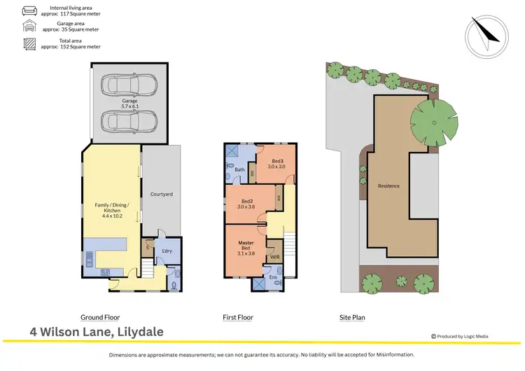 Floorplan of Homely townhouse listing, 4 Wilsons Lane, Lilydale VIC 3140