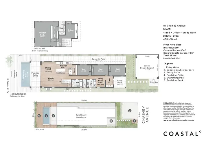 Floorplan of Homely house listing, 87 Chainey Avenue, Miami QLD 4220