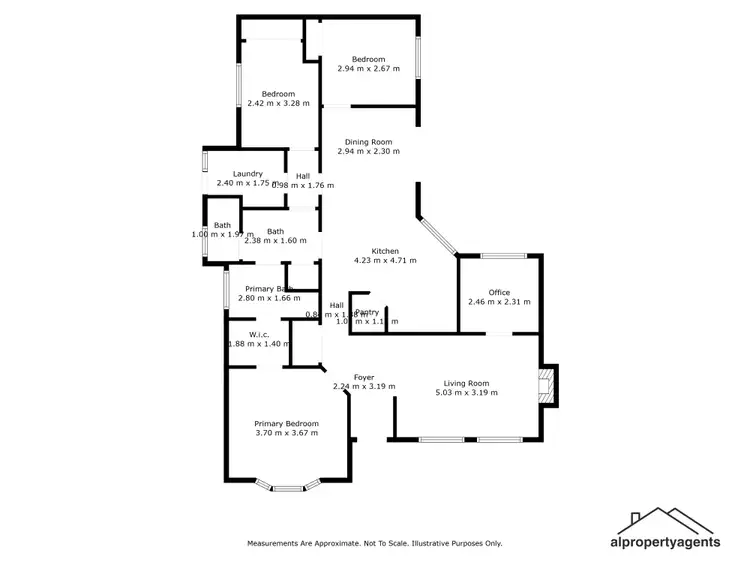 Floorplan of Homely house listing, 1 Pioneer Court, Horsham VIC 3400