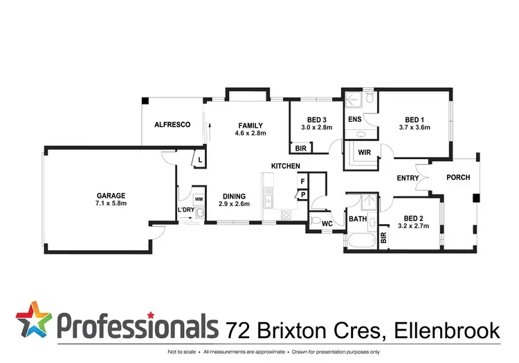 Floorplan of Homely house listing, 72 Brixton Crescent, Ellenbrook WA 6069