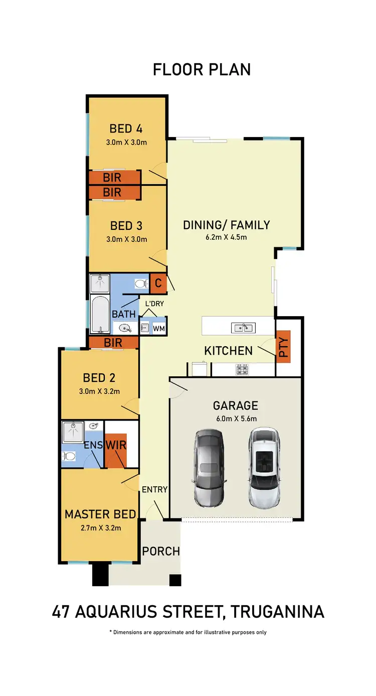 Floorplan of Homely house listing, 47 Aquarius Street, Truganina VIC 3029