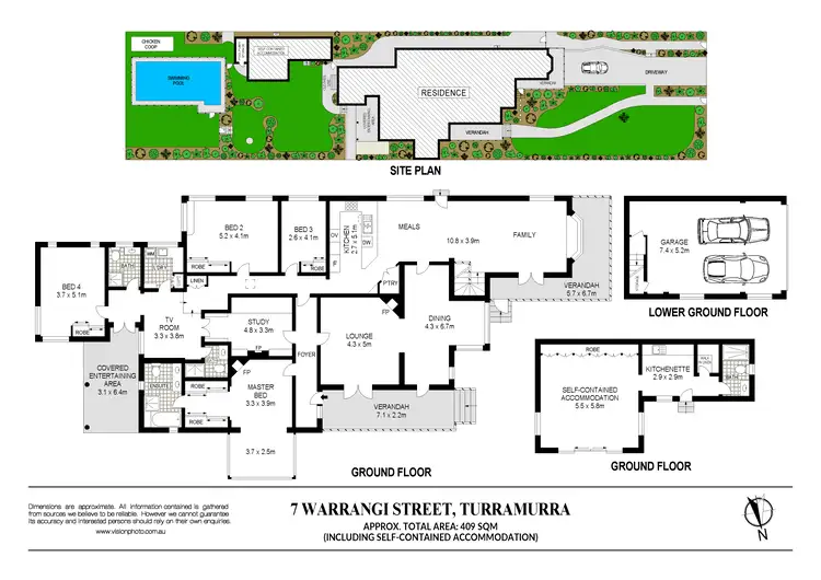Floorplan of Homely house listing, 7 Warrangi Street, Turramurra NSW 2074