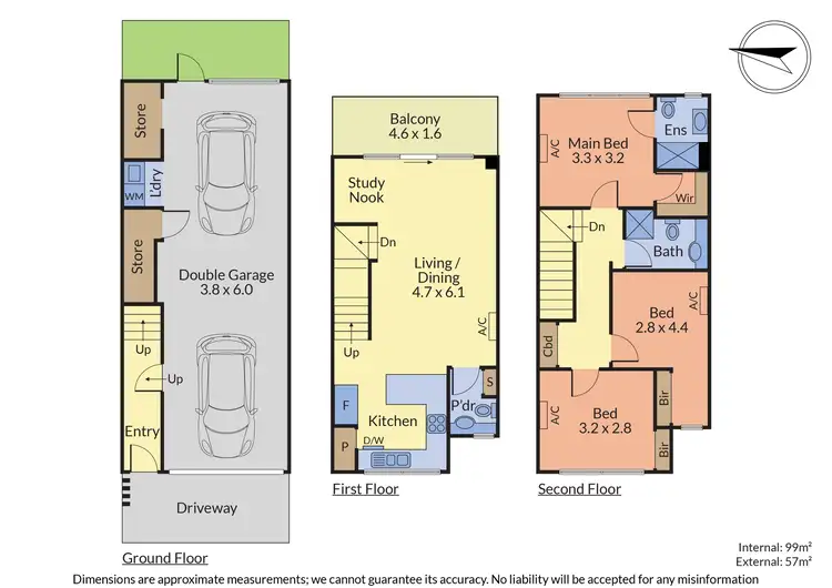 Floorplan of Homely townhouse listing, 2/10 Adele Avenue, Ferntree Gully VIC 3156