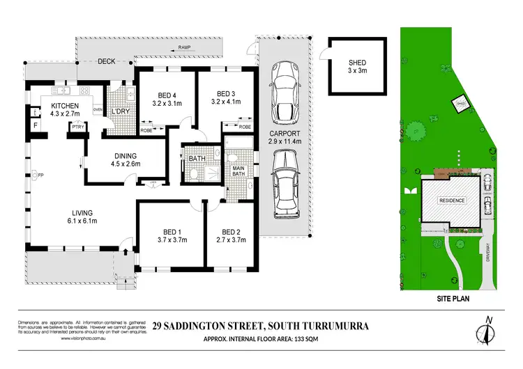 Floorplan of Homely house listing, 29 Saddington Street, Turramurra NSW 2074