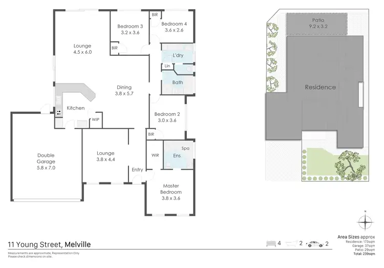 Floorplan of Homely house listing, 11 Young Street, Melville WA 6156