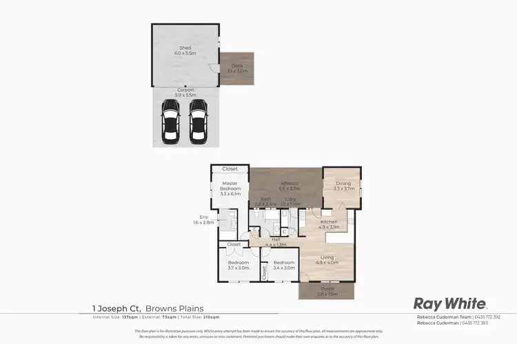 Floorplan of Homely house listing, 1 Joseph Court, Browns Plains QLD 4118