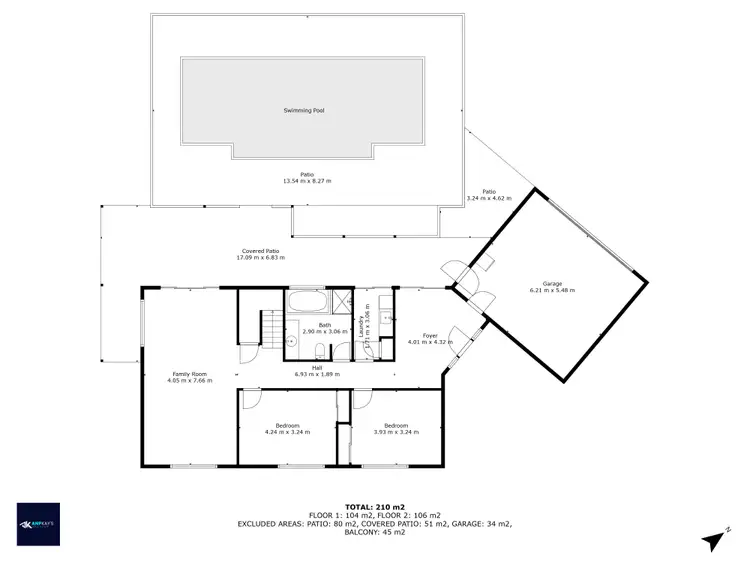 Floorplan of Homely house listing, 10 Spyglass Hill Court, Coral Cove QLD 4670