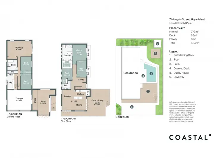Floorplan of Homely house listing, 7 Mungala Street, Hope Island QLD 4212