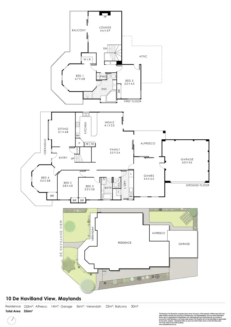 Floorplan of Homely house listing, 10 De Havilland View, Maylands WA 6051