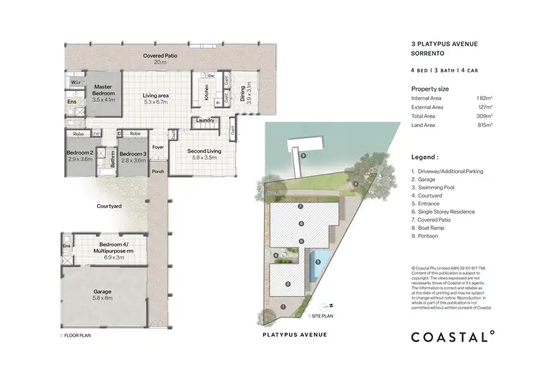 Floorplan of Homely house listing, 3 Platypus Avenue, Sorrento QLD 4217