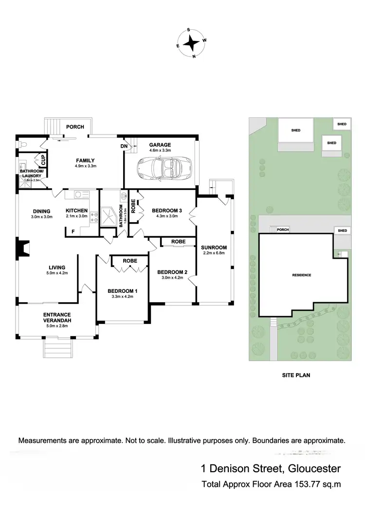 Floorplan of Homely house listing, 1 Denison Street, Gloucester NSW 2422