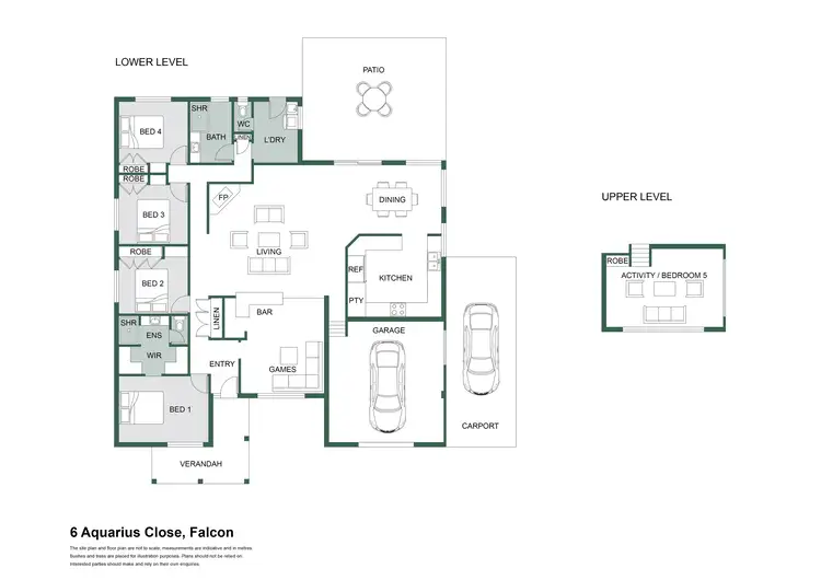 Floorplan of Homely house listing, 6 Aquarius Close, Falcon WA 6210