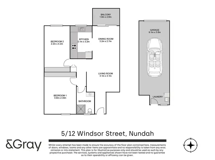 Floorplan of Homely unit listing, 5/12 Windsor Street, Nundah QLD 4012
