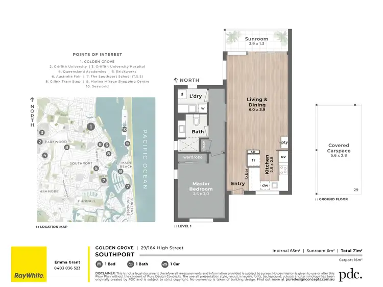 Floorplan of Homely apartment listing, 29/164 High Street, Southport QLD 4215