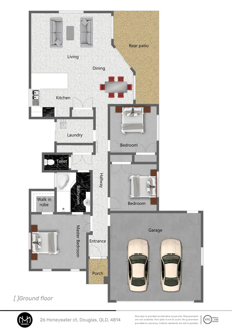 Floorplan of Homely house listing, 26 Honeyeater Circuit, Douglas QLD 4814
