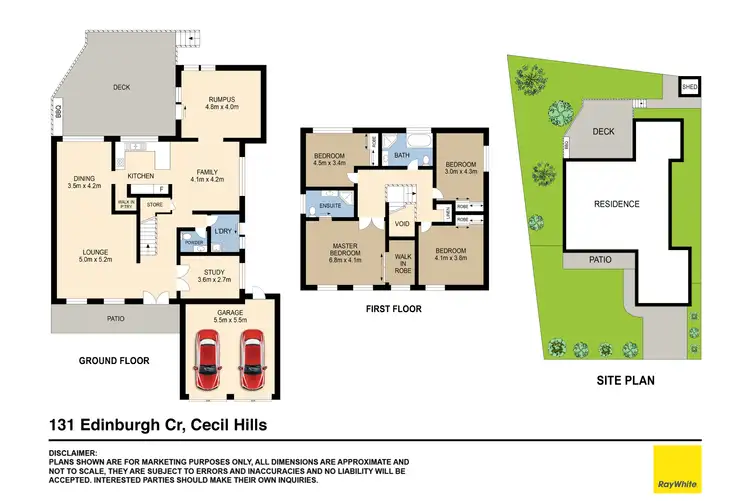 Floorplan of Homely house listing, 131 Edinburgh Circuit, Cecil Hills NSW 2171