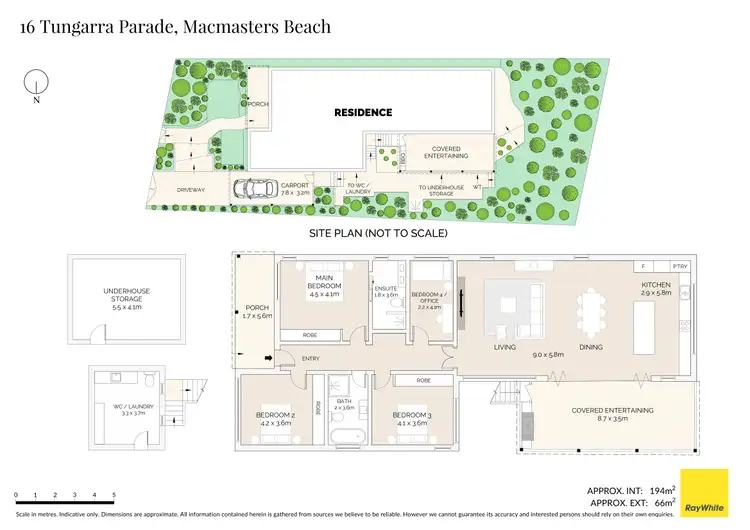 Floorplan of Homely house listing, 16 Tungarra Parade, Macmasters Beach NSW 2251