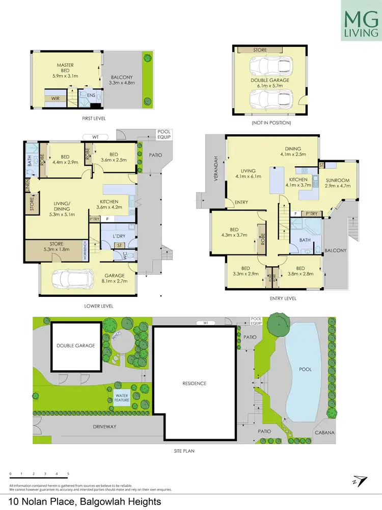 Floorplan of Homely house listing, 10 Nolan Place, Balgowlah Heights NSW 2093