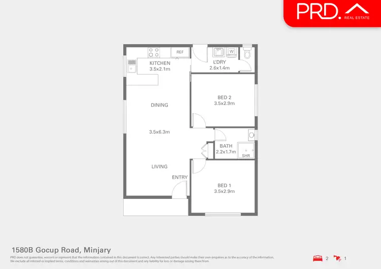 Floorplan of Homely house listing, 1580B Gocup Road, Minjary NSW 2720