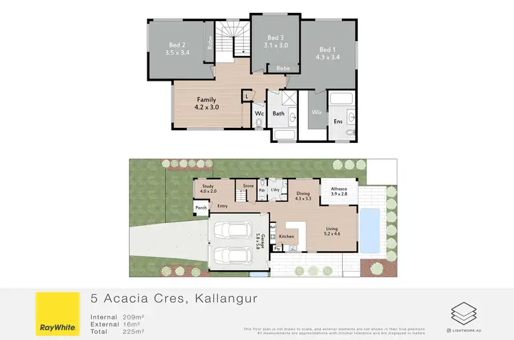 Floorplan of Homely house listing, 5 Acacia Crescent, Kallangur QLD 4503
