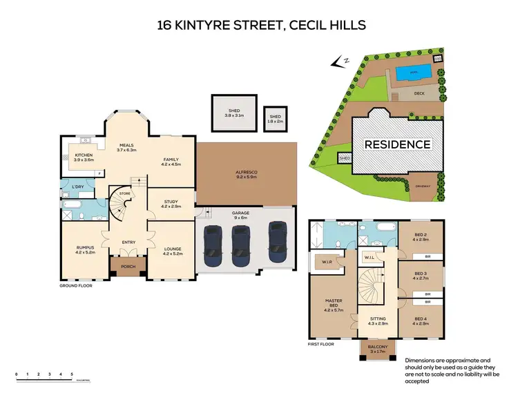 Floorplan of Homely house listing, 16 Kintyre Street, Cecil Hills NSW 2171