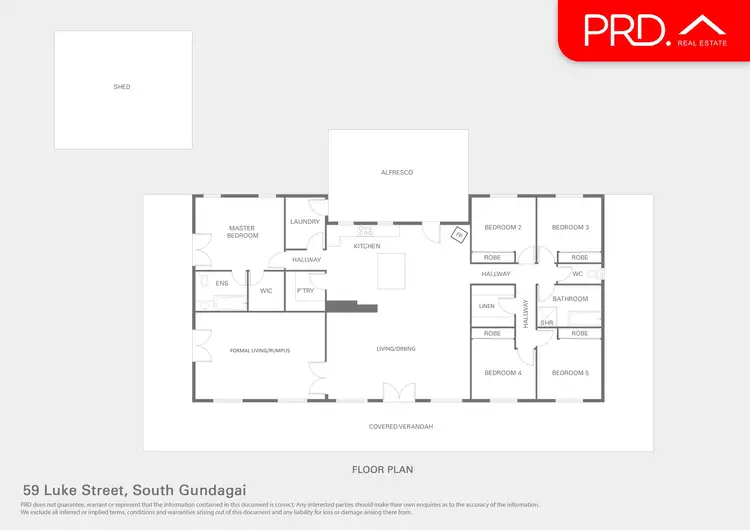 Floorplan of Homely house listing, 59 Luke Street, South Gundagai NSW 2722